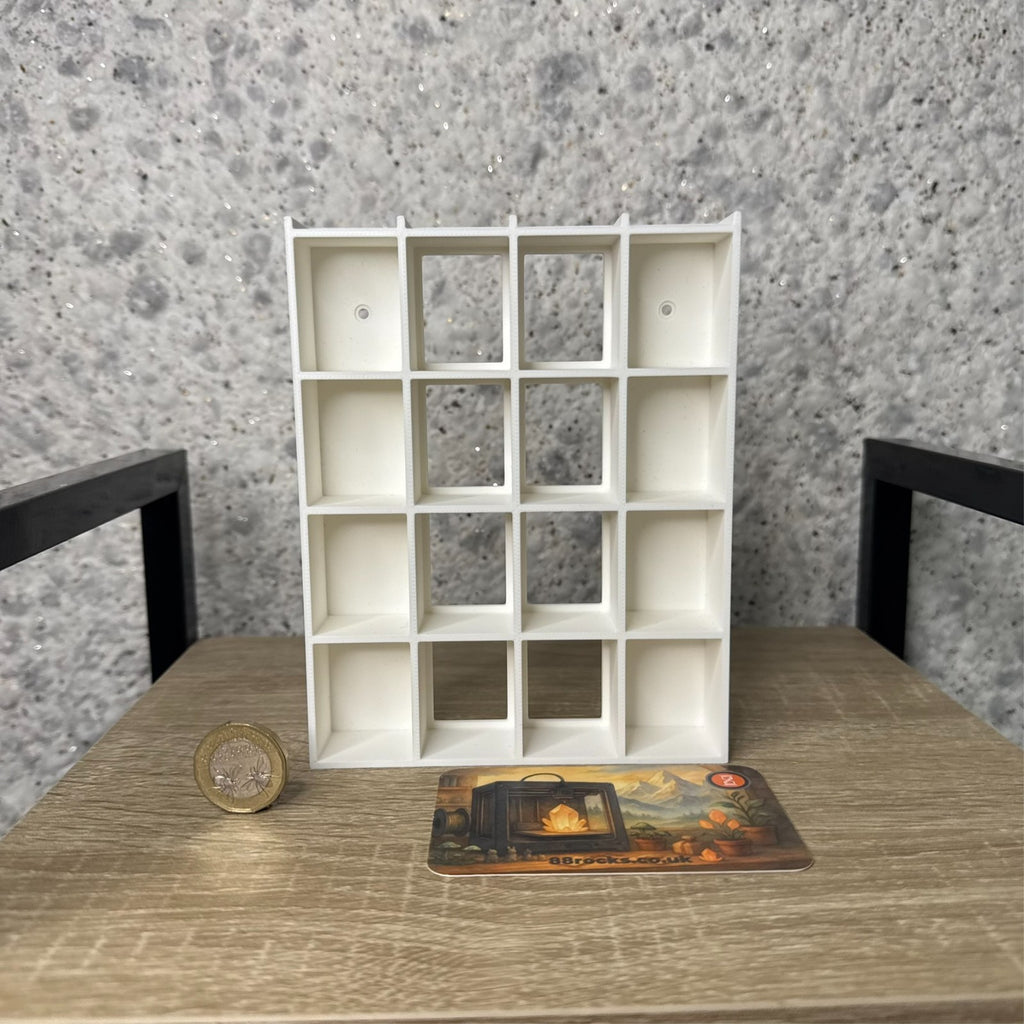 Display Shelf for Bitty Pop 20 slots organizer white