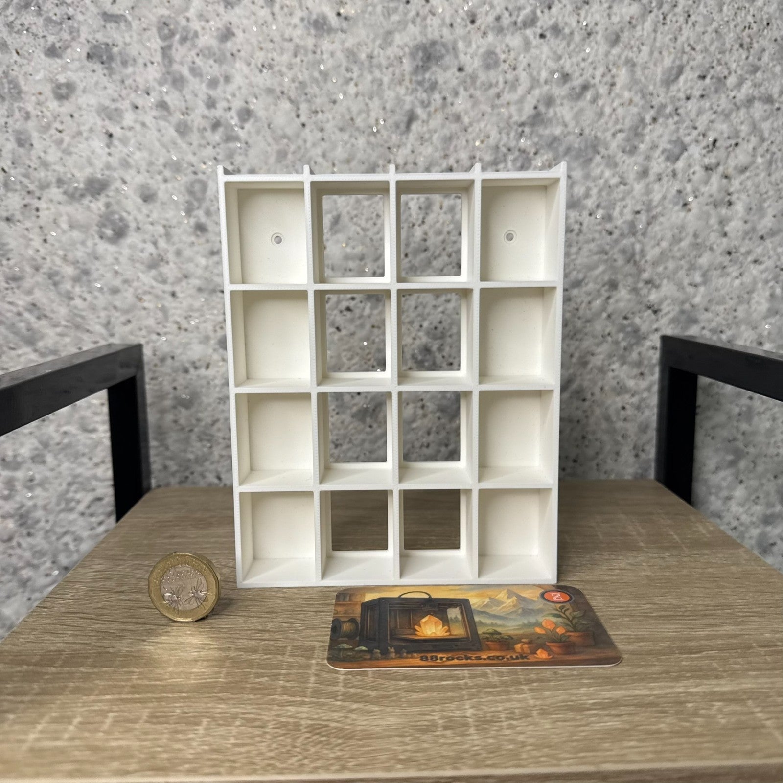 Display Shelf for Bitty Pop 20 slots organizer white
