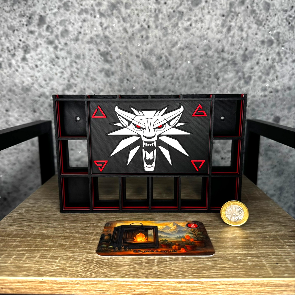 Display Shelf for Bitty Pop The Witcher themed, 16 slots