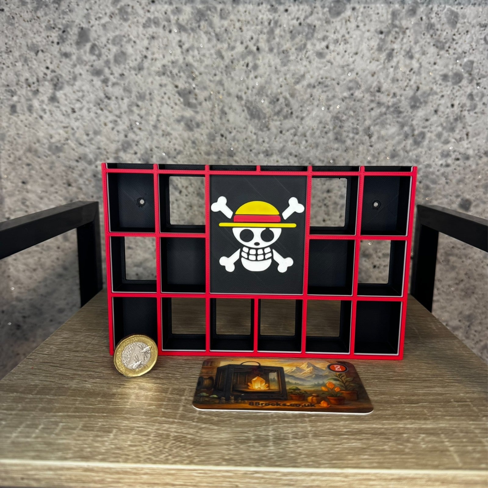 Shelf for Bitty Pop collection in One Piece theme