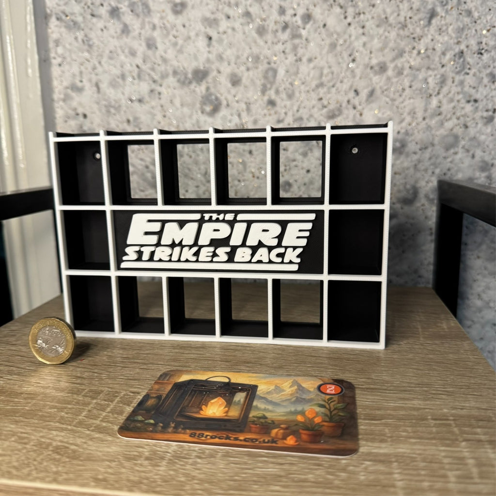 Display Shelf for 20 Bitty Pop Empire Strikes Back themed organizer