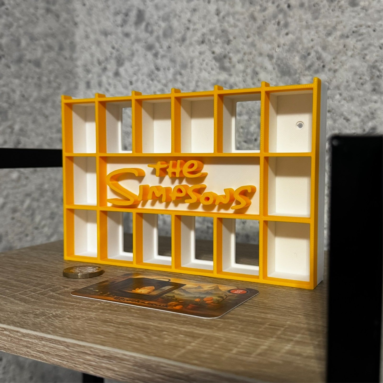 Display Shelf for Bitty Pop in Simpsons theme  stand,organizer