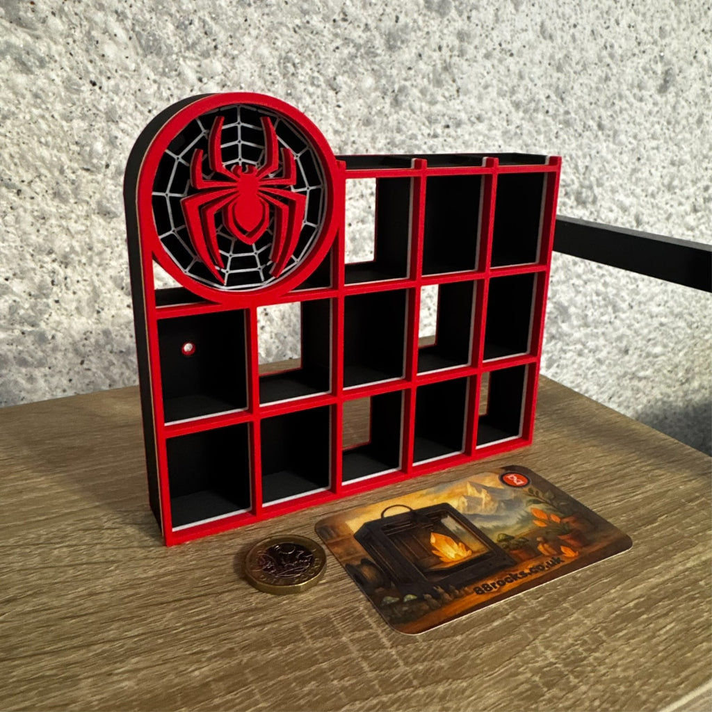Display Shelf for Bitty Pop Spiderman themed 16 slots unit