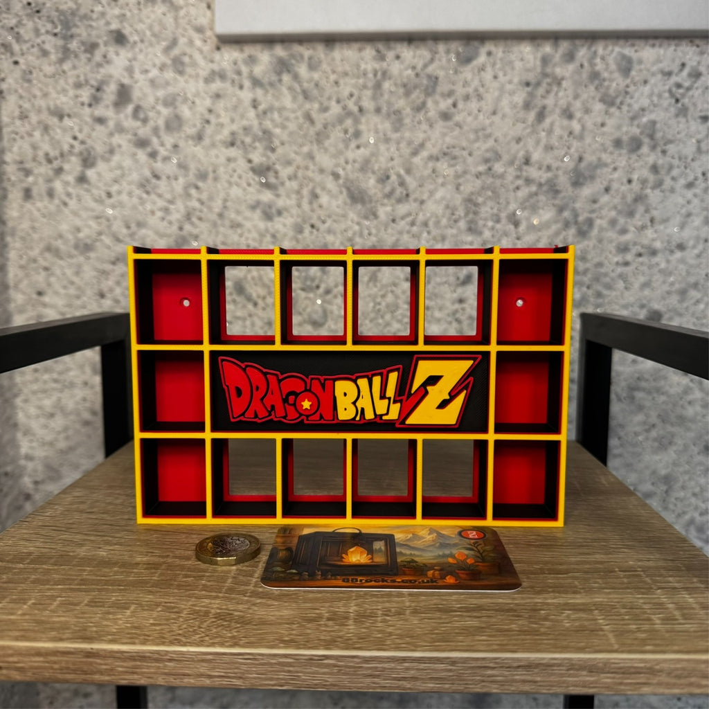 Display Shelf for Bitty Pop Dragon Ball Z themed 20 slots organizer