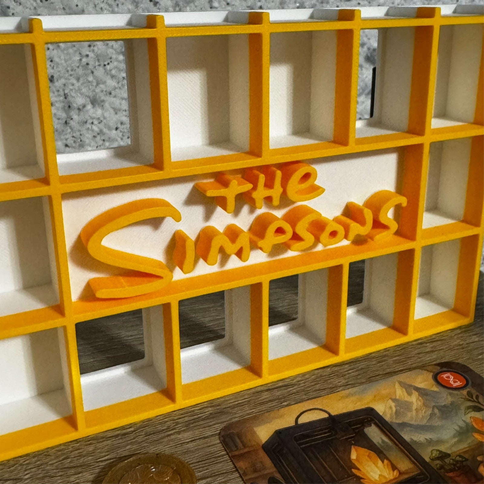 Display Shelf for Bitty Pop in Simpsons theme  stand,organizer