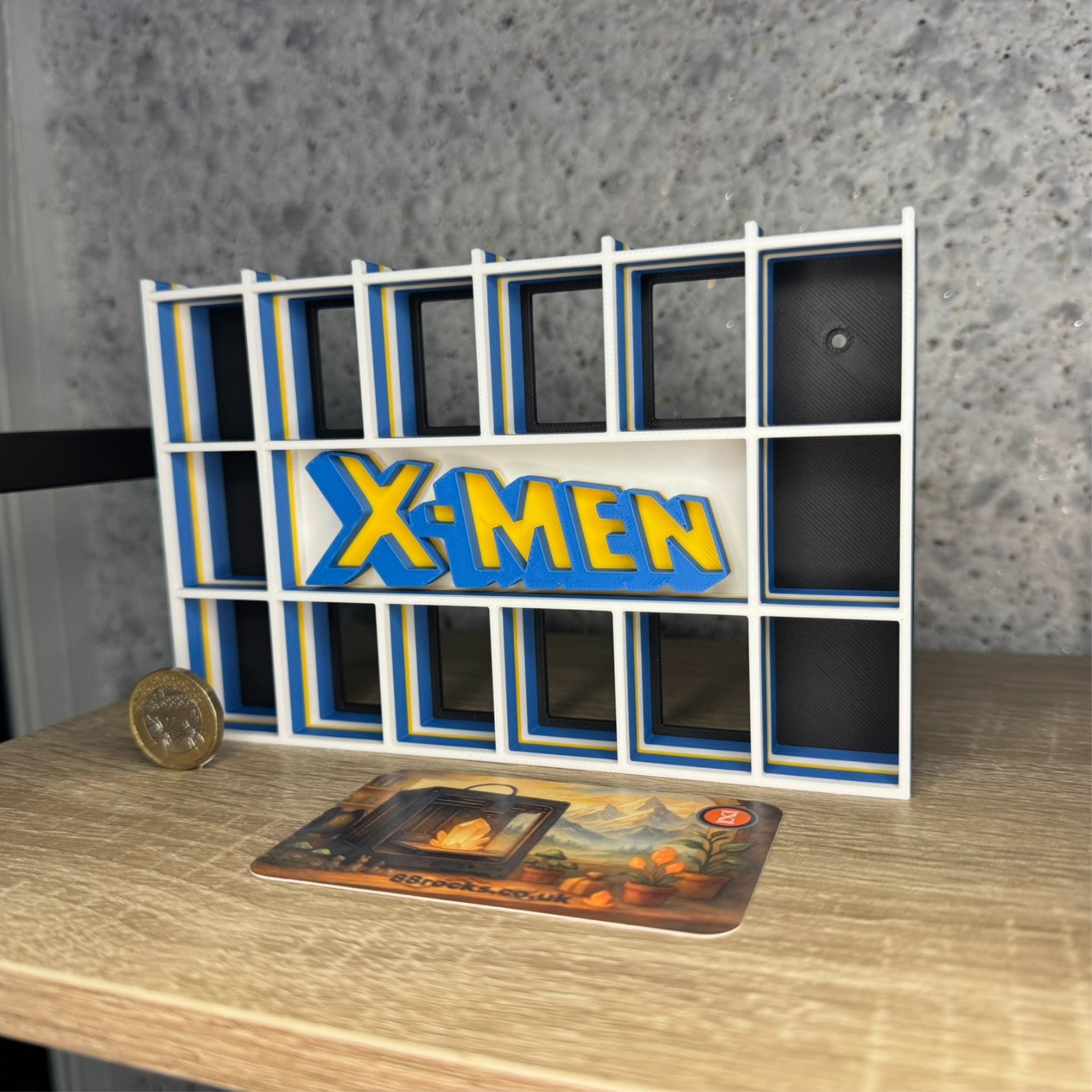 Display Shelf Organizer for 20 Bitty Pop boxes X Men themed