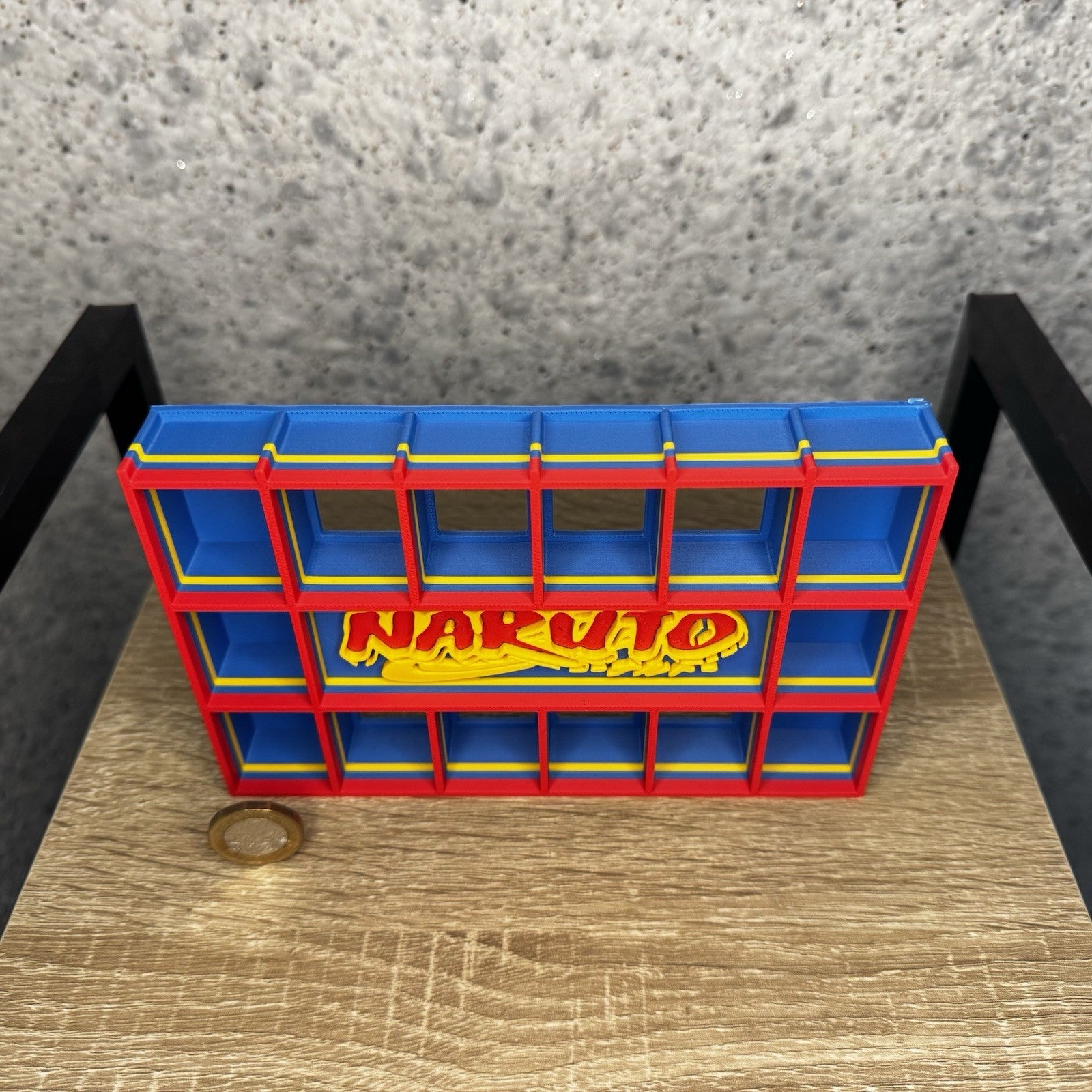 Display Shelf Organizer for 20 Bitty Pop boxes — Naruto themed