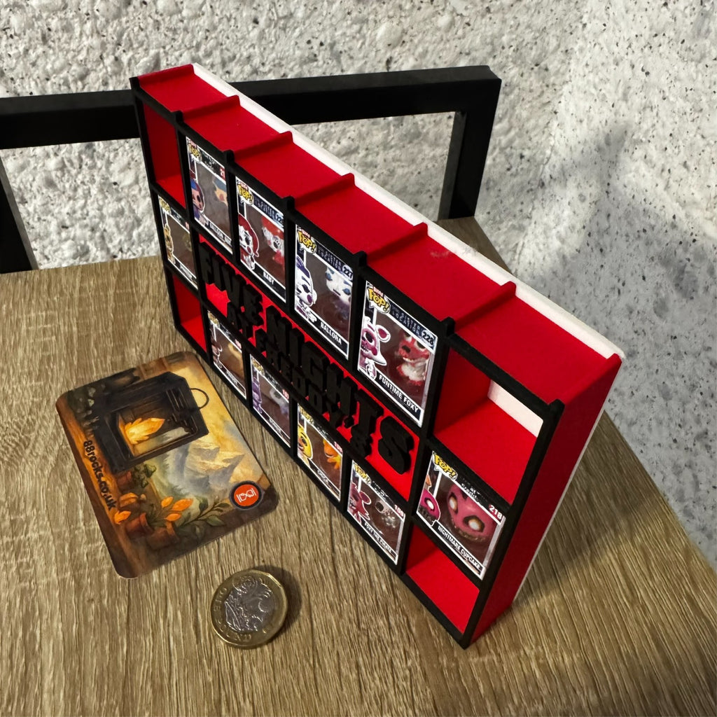 Display Shelf for 20 Bitty Pop in Five Nights at Freddy's themed