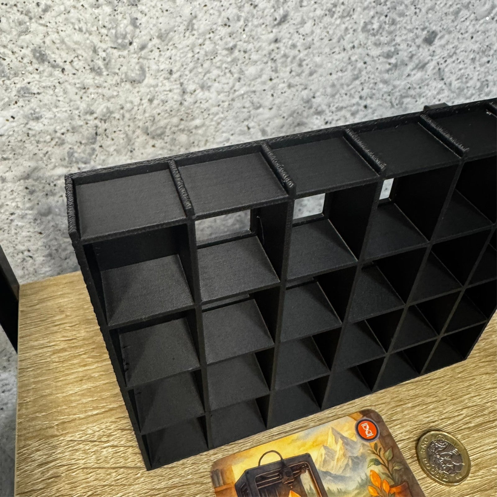 Shelf for Bitty Pop – Holds 30 Figures –Black-Wall/Desk Display Stand