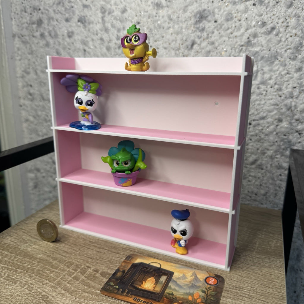 Display Shelf for Disney Doorables Figures 3 Tier Mini Figure Shelf