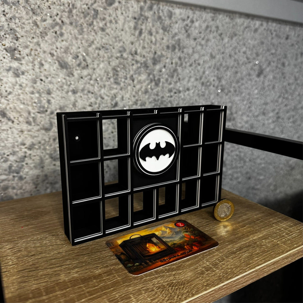 Display Shelf for Bitty Pop Batman themed organizer 20 slots