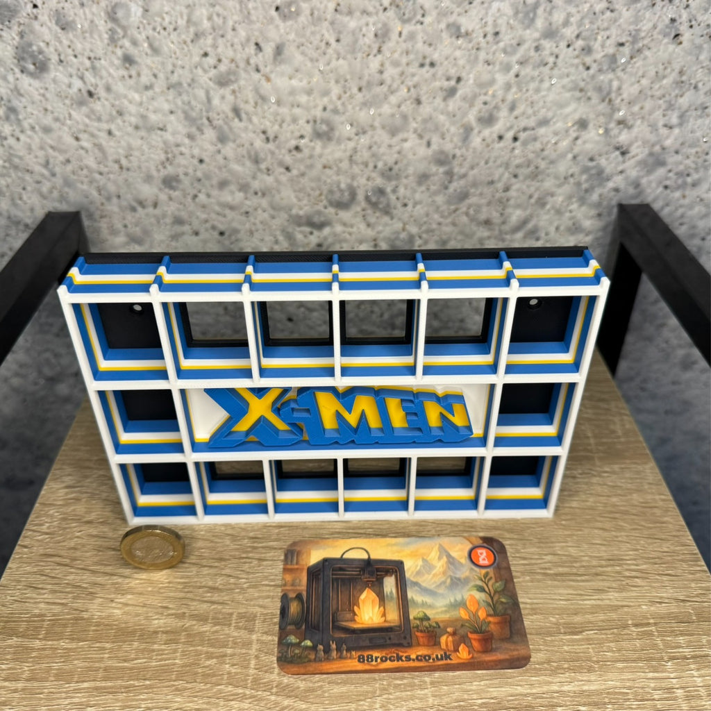 Display Shelf Organizer for 20 Bitty Pop boxes X Men themed