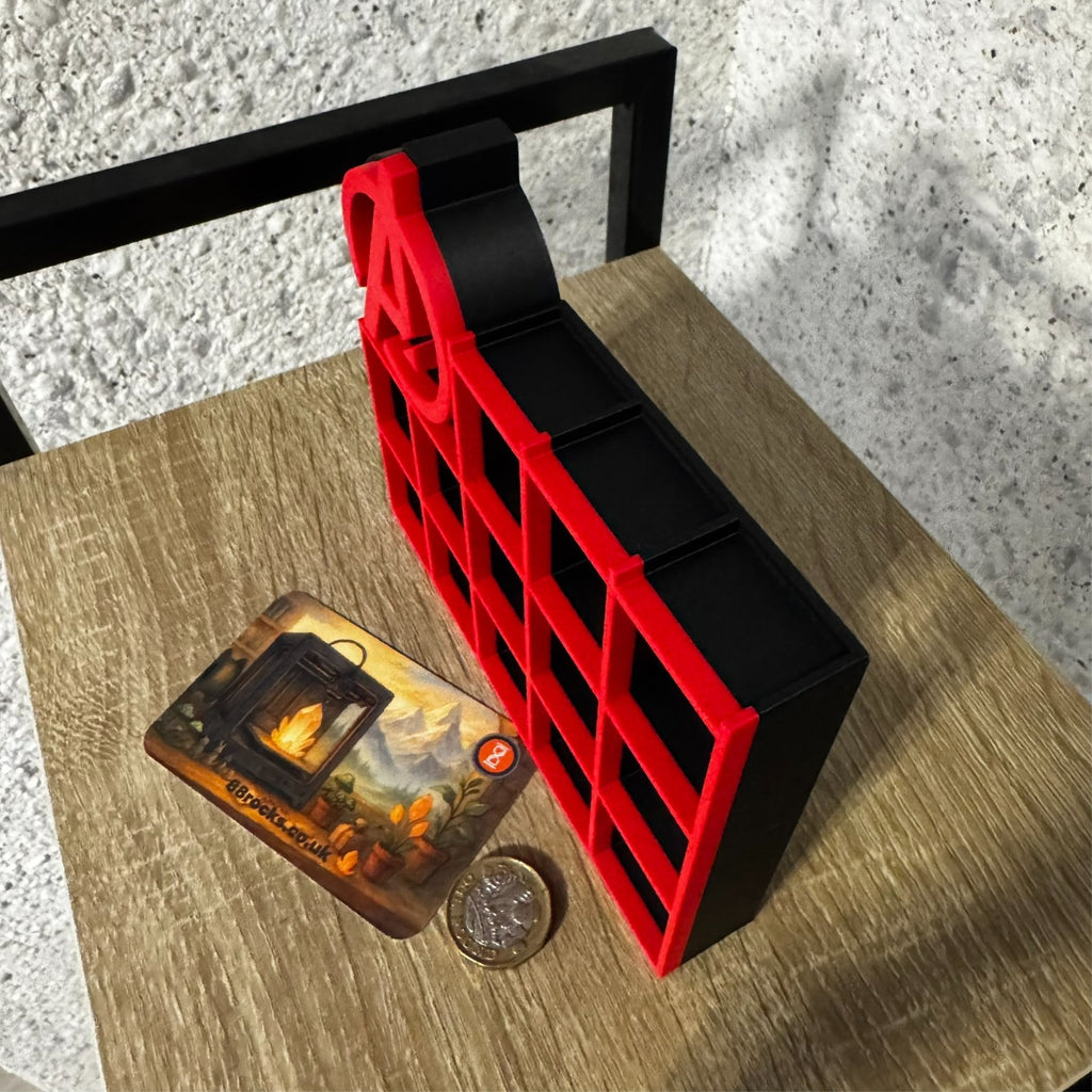 Display Shelf for Bitty Pop Avengers themed 16 slots stand organizer Red Black