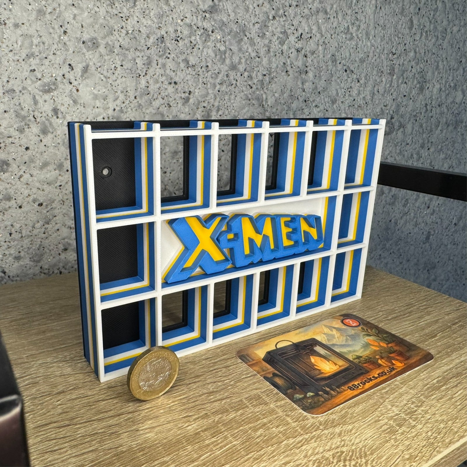 Display Shelf Organizer for 20 Bitty Pop boxes X Men themed