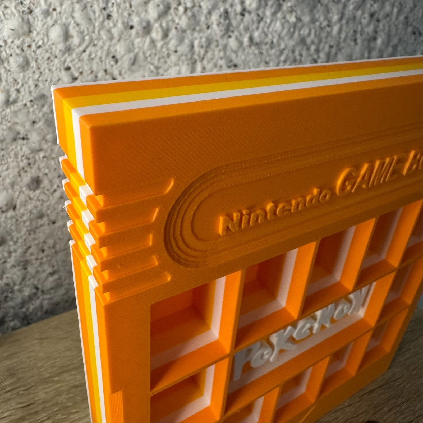 Display Shelf Organizer for 12 Bitty Pop boxes Game Boy Pokemon themed