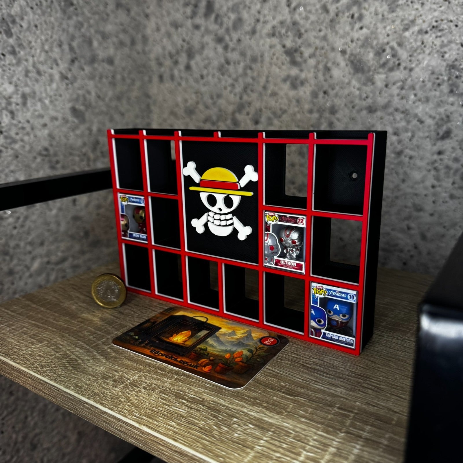 Shelf for Bitty Pop collection in One Piece theme