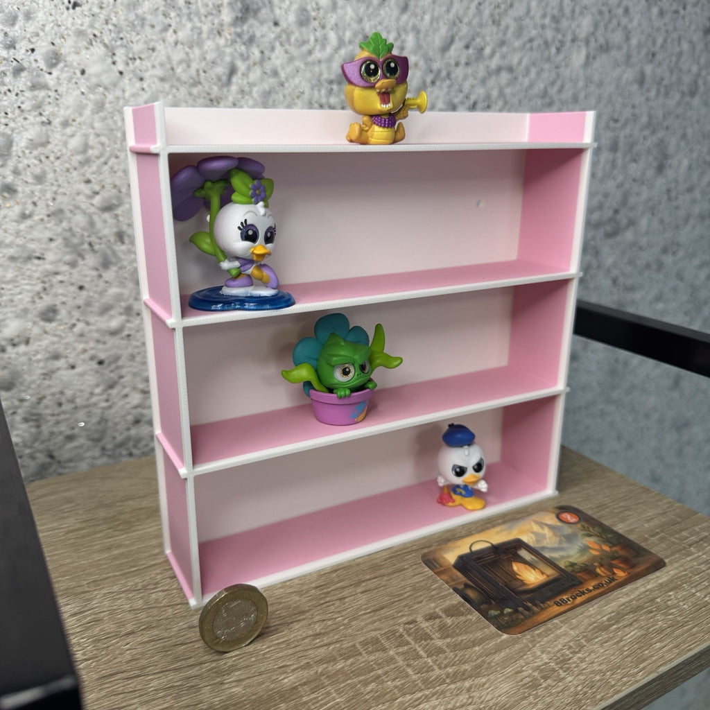 Display Shelf for Disney Doorables Figures 3 Tier Mini Figure Shelf
