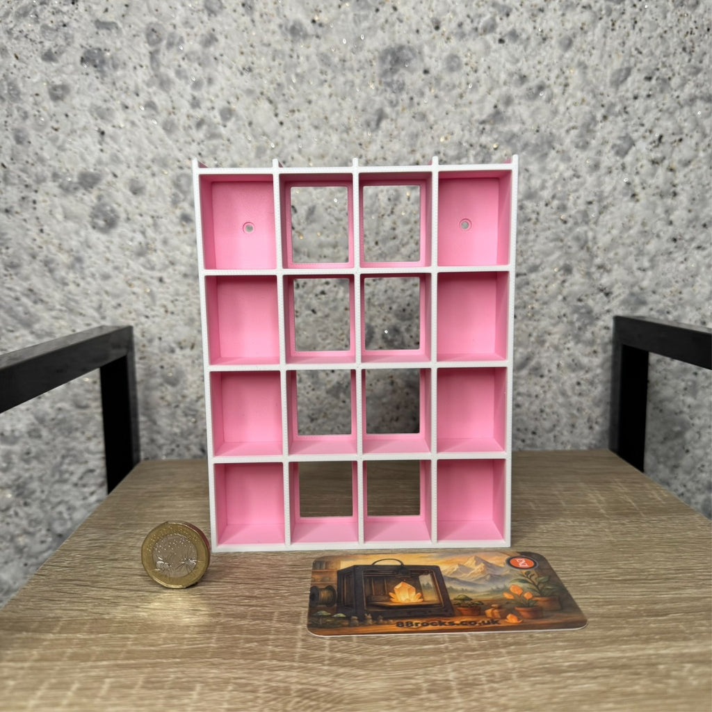 Display Shelf for Bitty Pop 20 slots organizer pink white