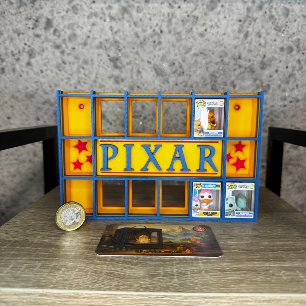 Display Shelf for Bitty Pop Pixar themed, 20 slots organizer