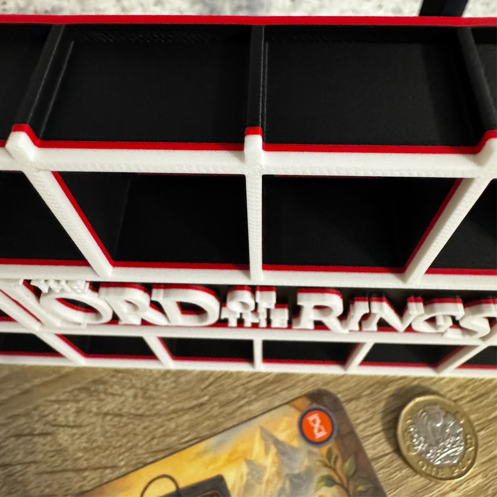 Display Shelf  Stand for Bitty Pop The Lord of the Rings themed 20 slots