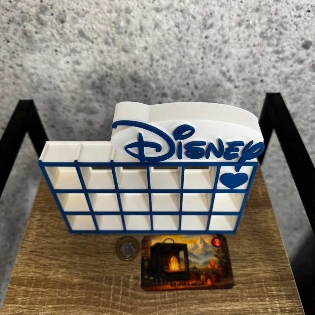 Display Shelf for Bitty Pop Disney themed 19 slots unit w&b