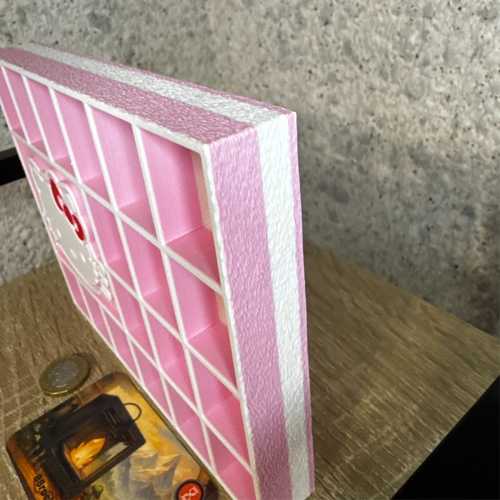 Display Shelf for Bitty Pop stand mini figures Hello Kitty themed 18 slots unit