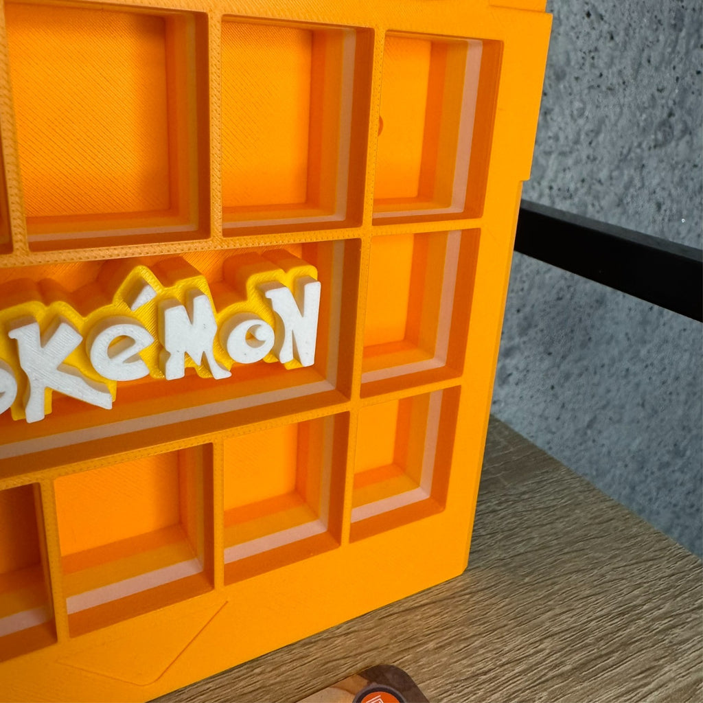 Display Shelf Organizer for 12 Bitty Pop boxes Game Boy Pokemon themed