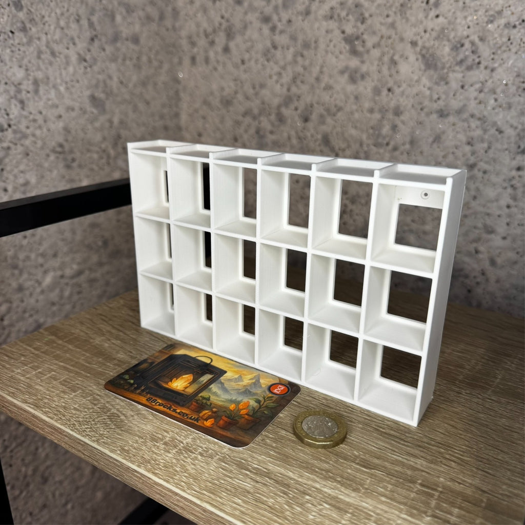 Display Shelf for Bitty Pop 24 slots white unit