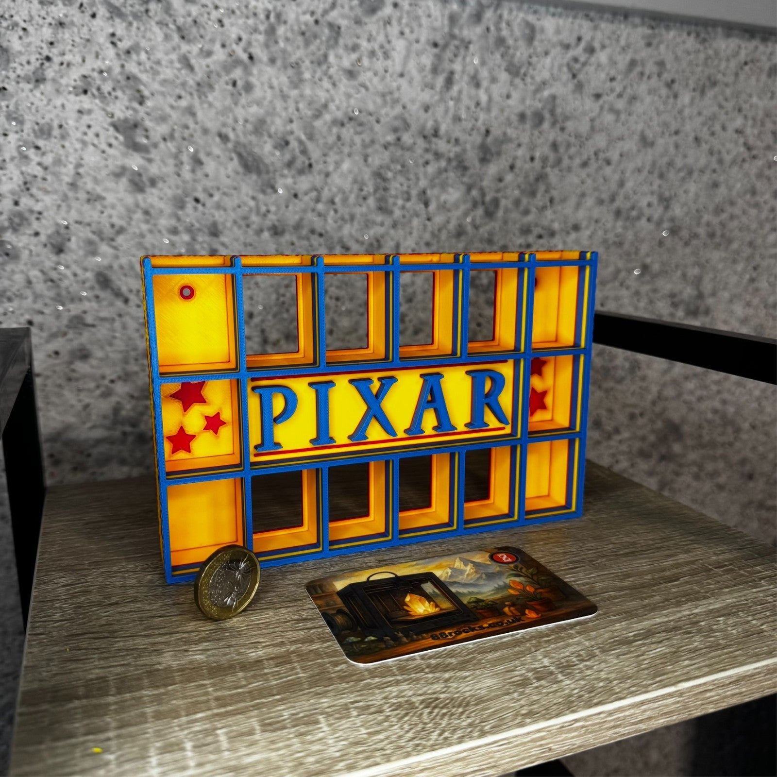 Display Shelf for Bitty Pop Pixar themed, 20 slots organizer