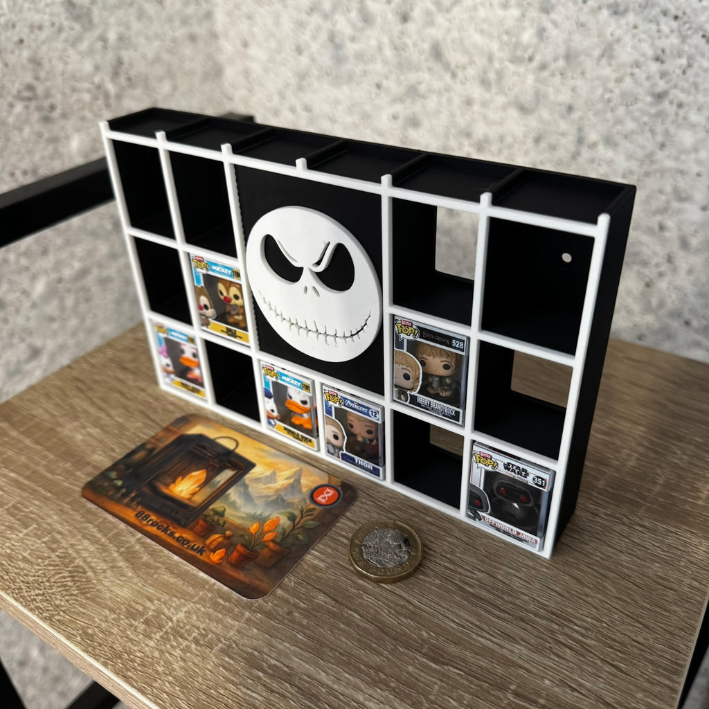 Display Shelf for Bitty Pop Nightmare Before Christmas themed 20 slots