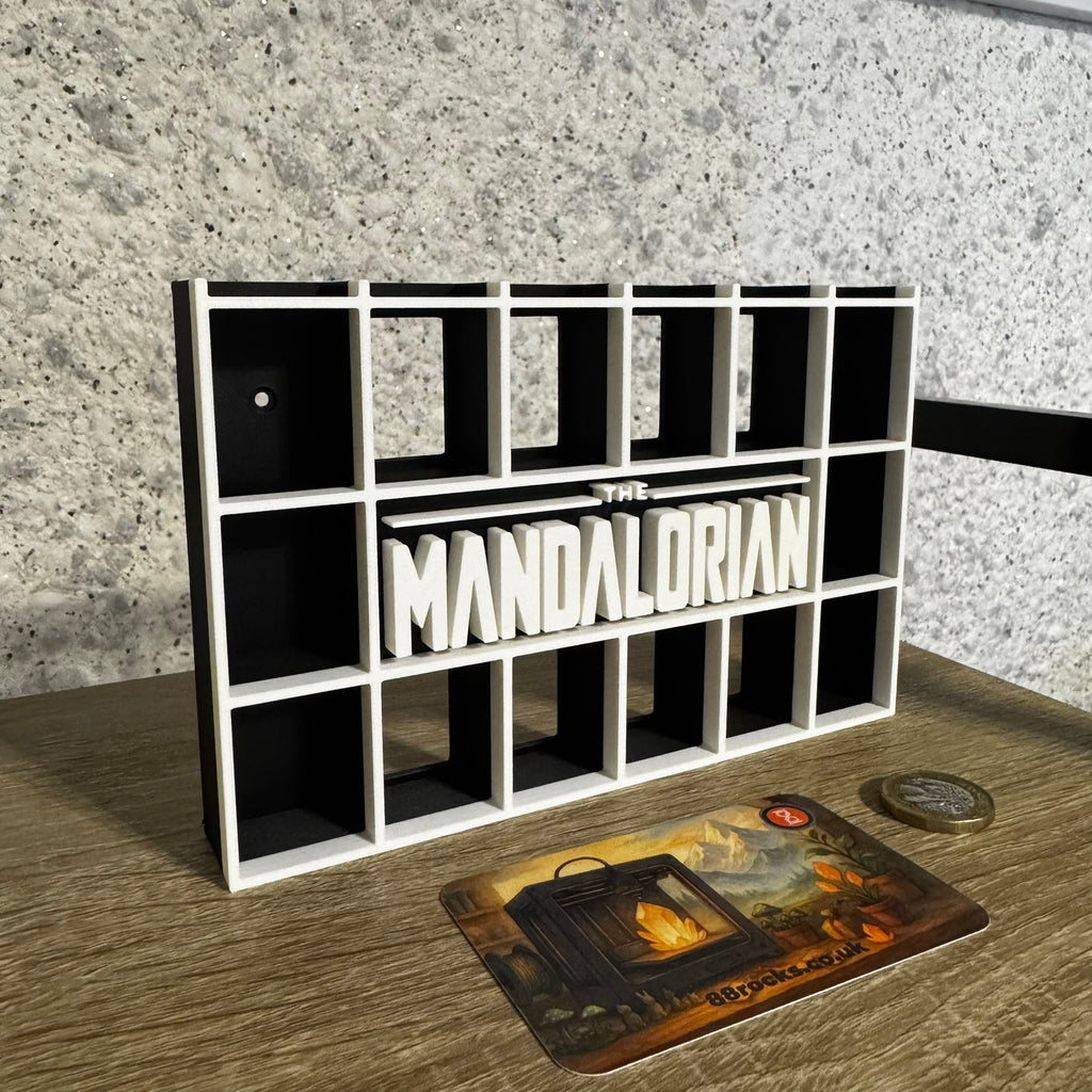 Display Shelf for Bitty Pop The Mandalorian Themed