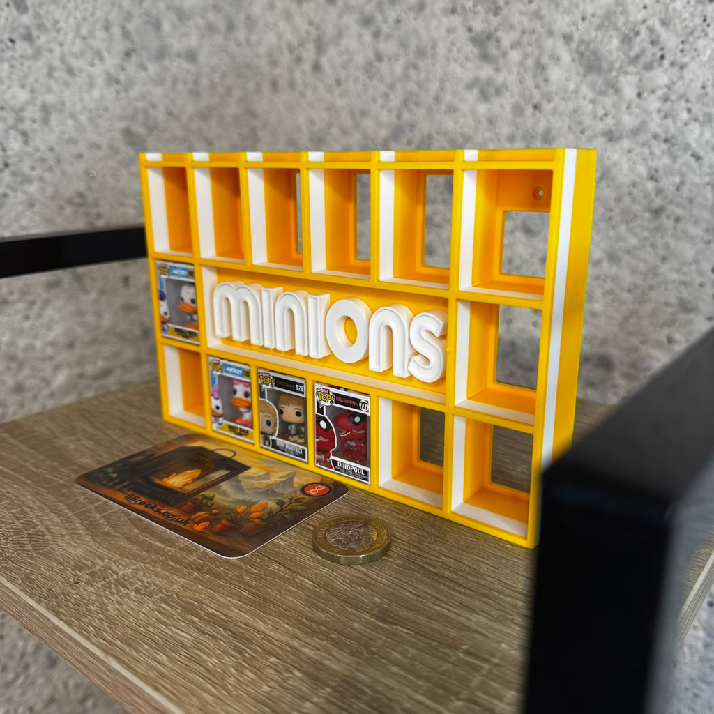 Display Shelf for Bitty Pop Minions Theme