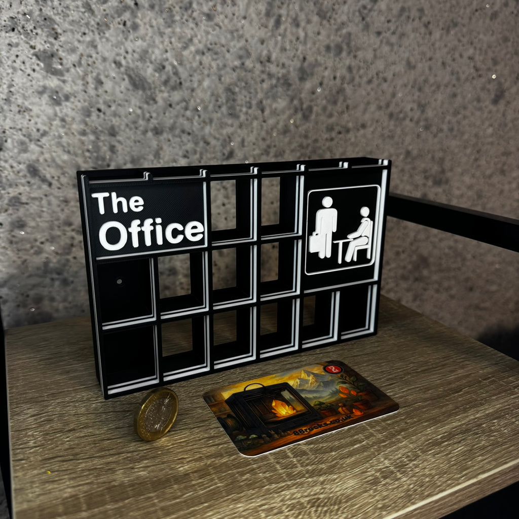 Shelf for Bitty Pop The Office themed, 18 slots